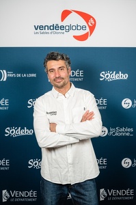 Giancarlo Pedote alla Conferenza Stampa dell'arrivo del Vendée Globe 2020/21